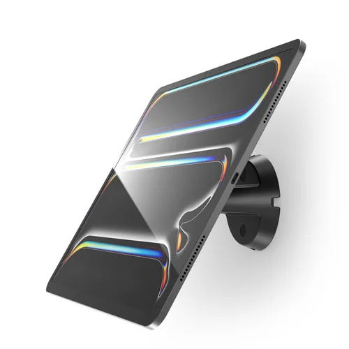 Universal Invisible Mount Bow Tilting Wall Mount - Black