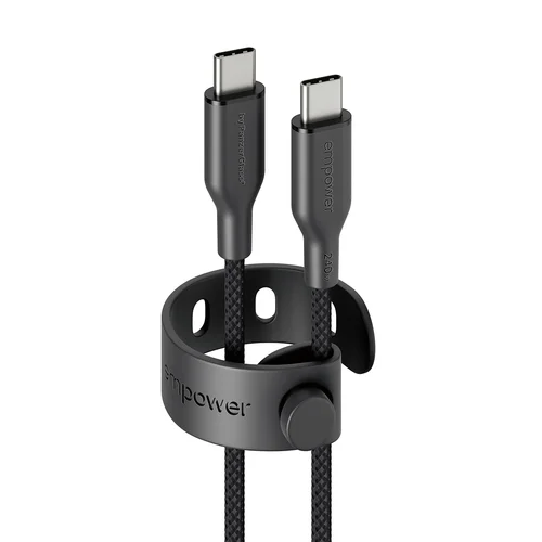 Racing 240W USB-C to USB-C Cable USB 2.0 2M Space Black