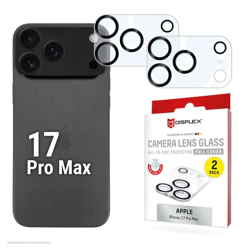 Displex Camglass All-in-One iPhone 17 Pro Max