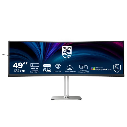 Philips Monitor 48.8 32:9 75HZ 5120X1440 HDMIX2 DPX1 USB-C1