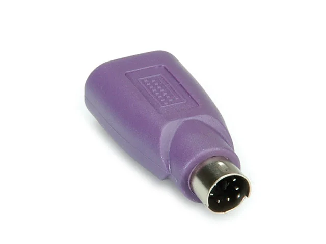 VALUE PS/2 USB Tastatur-Adapter violett