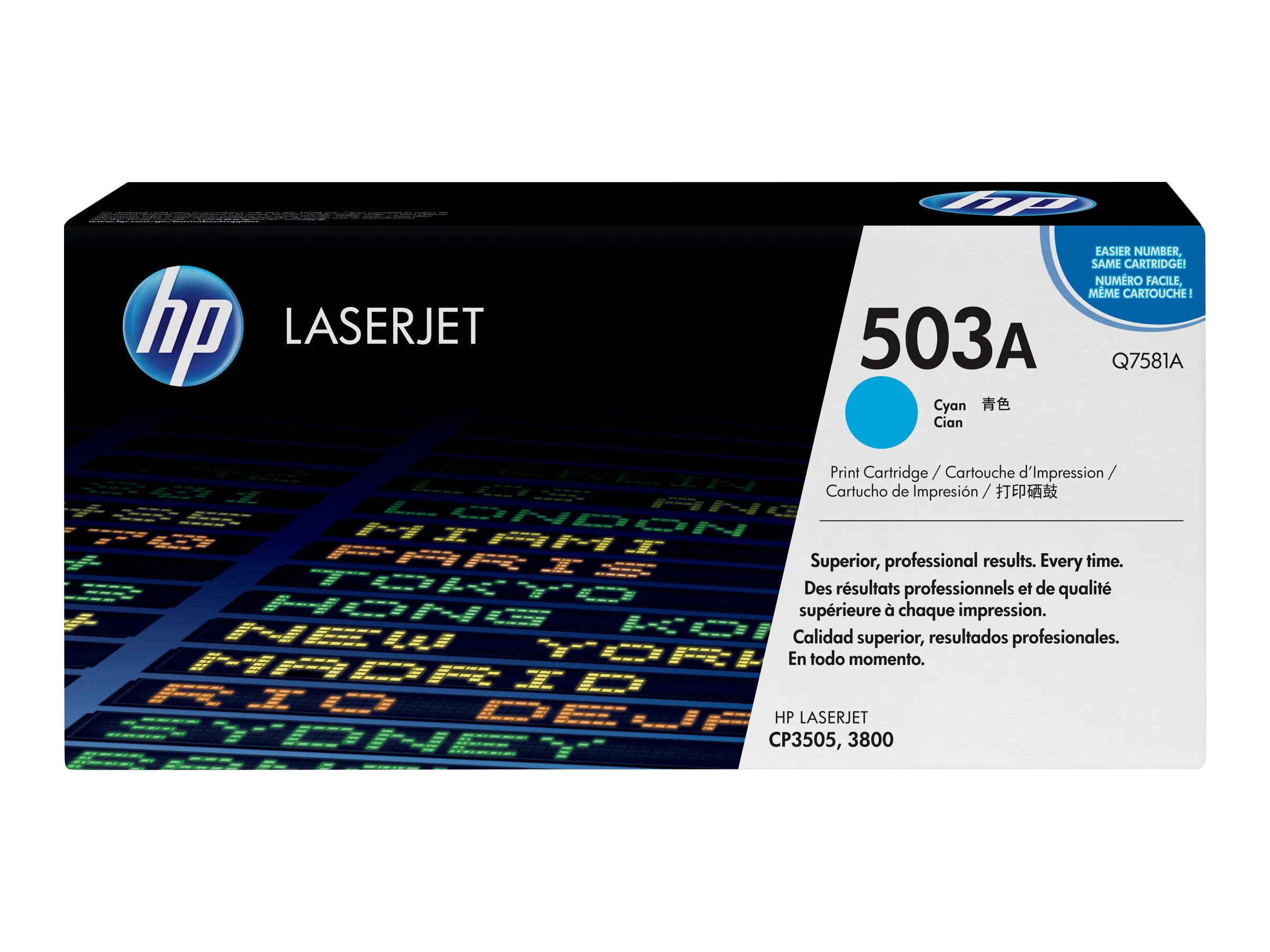 HP Toner cyan HV Color Laserjet 3800DTN