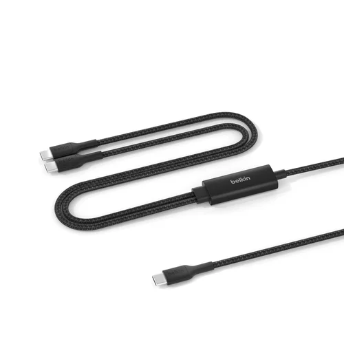 Boostcharge Pro 140W Dual USB-C Kabel 15M Schwarz