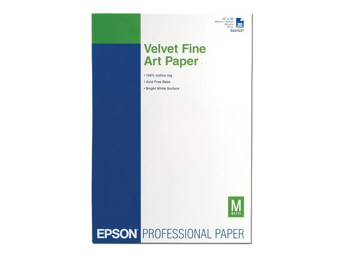 EPSON Papier Velvet fine A3 StyluPro4000
