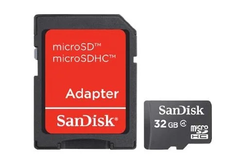 SD Card Micro 32GB SDHC With Adapter