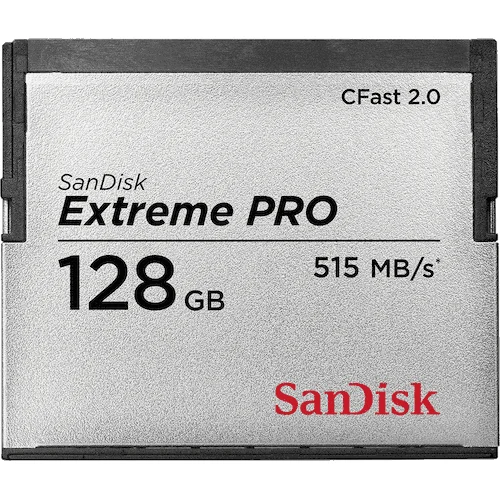 Extreme Pro Cfast 2.0 128GB 525MB/S VPG130
