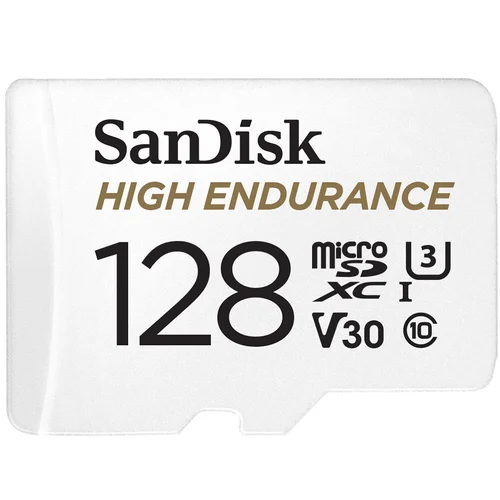High Endurance Microsdhc 128GB Card With Adapter
