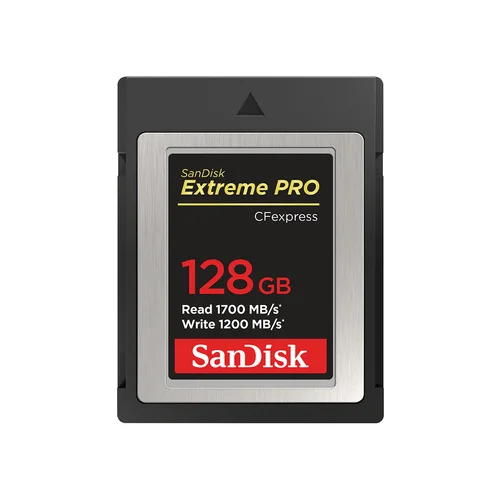Sdcfexpress 128GB Extreme Pro 1700MB/S R 1200MB/S W 4X6