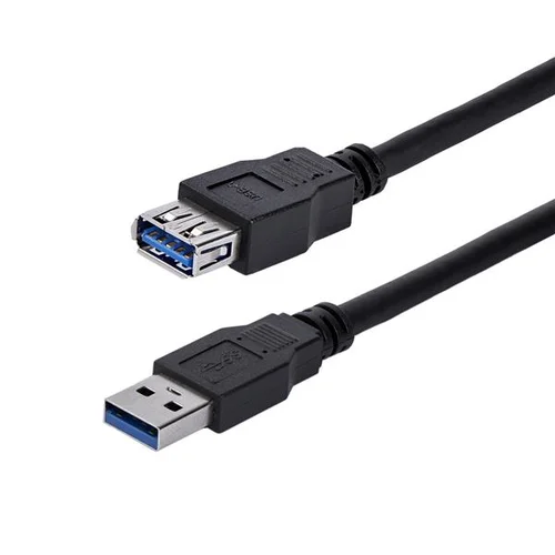 1M Black USB 3 Extension Cable .