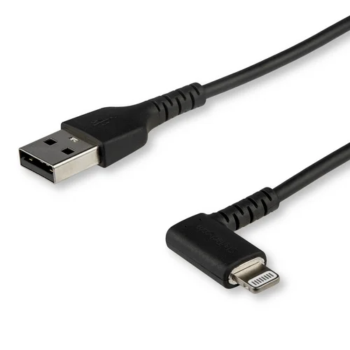 Angled Lightning to USB Cable Cable-Apple Mfi Certified-Black