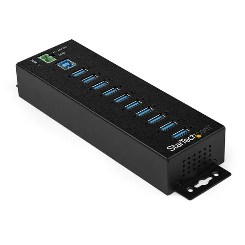 10PT Ind. USB3 Hub Ext Power Adptr ESD 350W Surge P