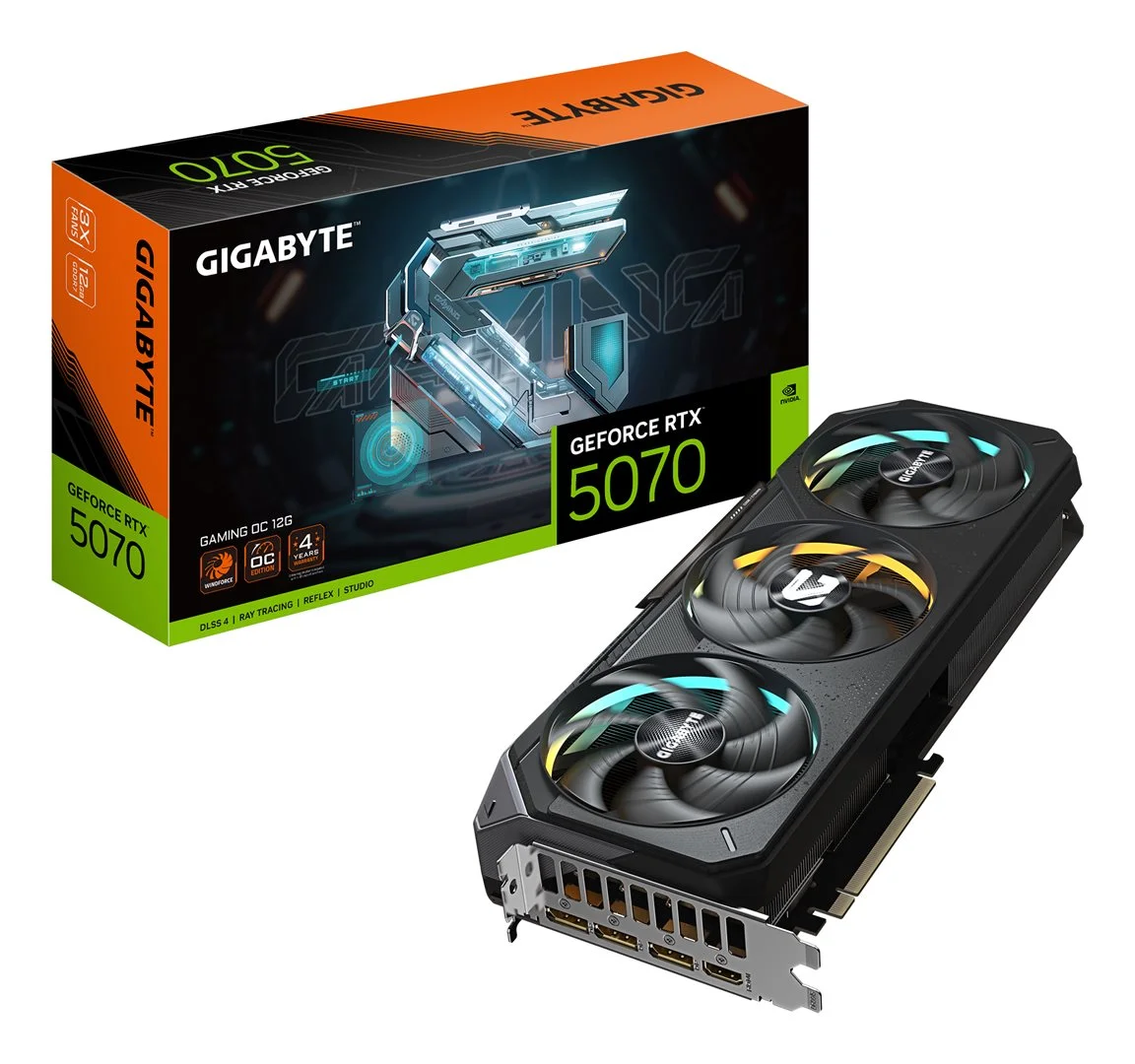 Giga VGA 12GB RTX5070 Gaming OC-12G 3xDP/HDMI GV-N5070GAMING OC-12GD