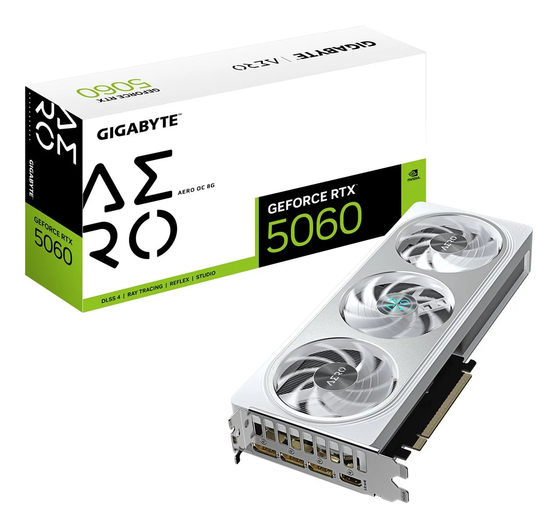 Giga VGA 8GB RTX5060 Aero OC 8G 3xDP/HDMI Geforce RTX 5060 Aero OC 8G