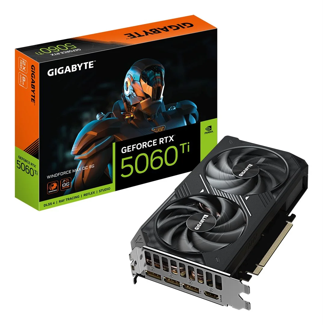 Giga VGA 8GB RTX5060TI Windforce-Max-OC 8G 3xDP/HDMI Geforce RTX 5060 TI Windforce Max OC 8G
