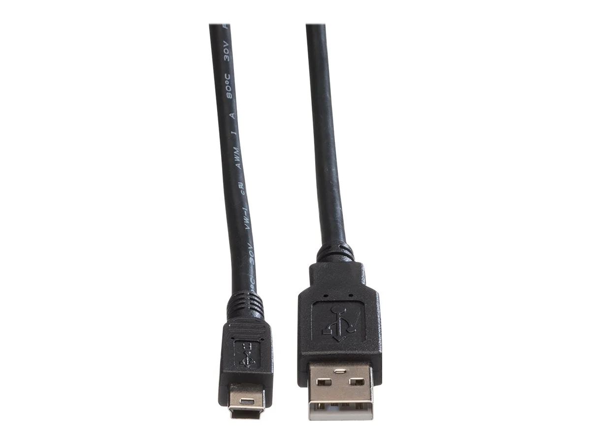 ROLINE USB 2.0 Kabel Typ A - 5-Pin 1,8m