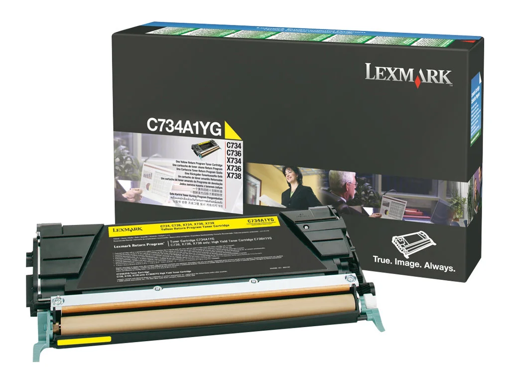 LEXMARK PB-Toner gelb C73x X73x