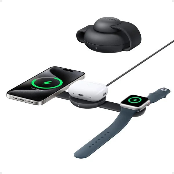 ANKER MagGo Wireless Charging Station bk