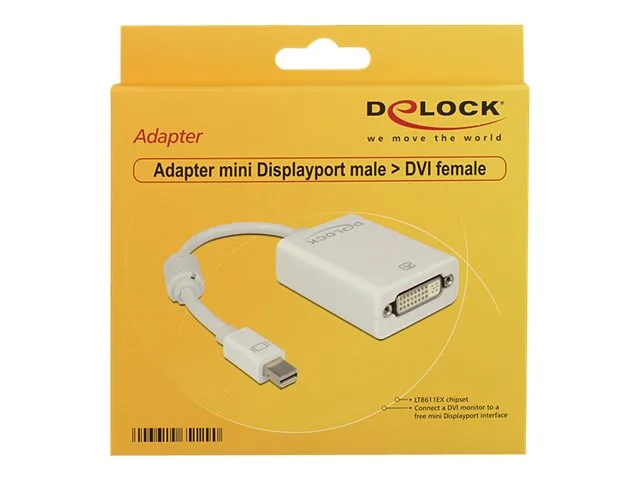 DELOCK Adap Displayp.-St mini>DVI24+5-Bu