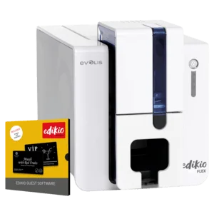 Evolis Edikio Flex - Guest Solution, einseitig, 12 Punkte/mm (300dpi), USB, Ethernet, Kit (USB)