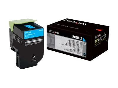 LEXMARK Toner cyan CX410de/CX410dte