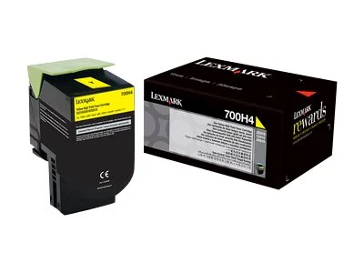 LEXMARK Toner yellow CX410de/CX410dte