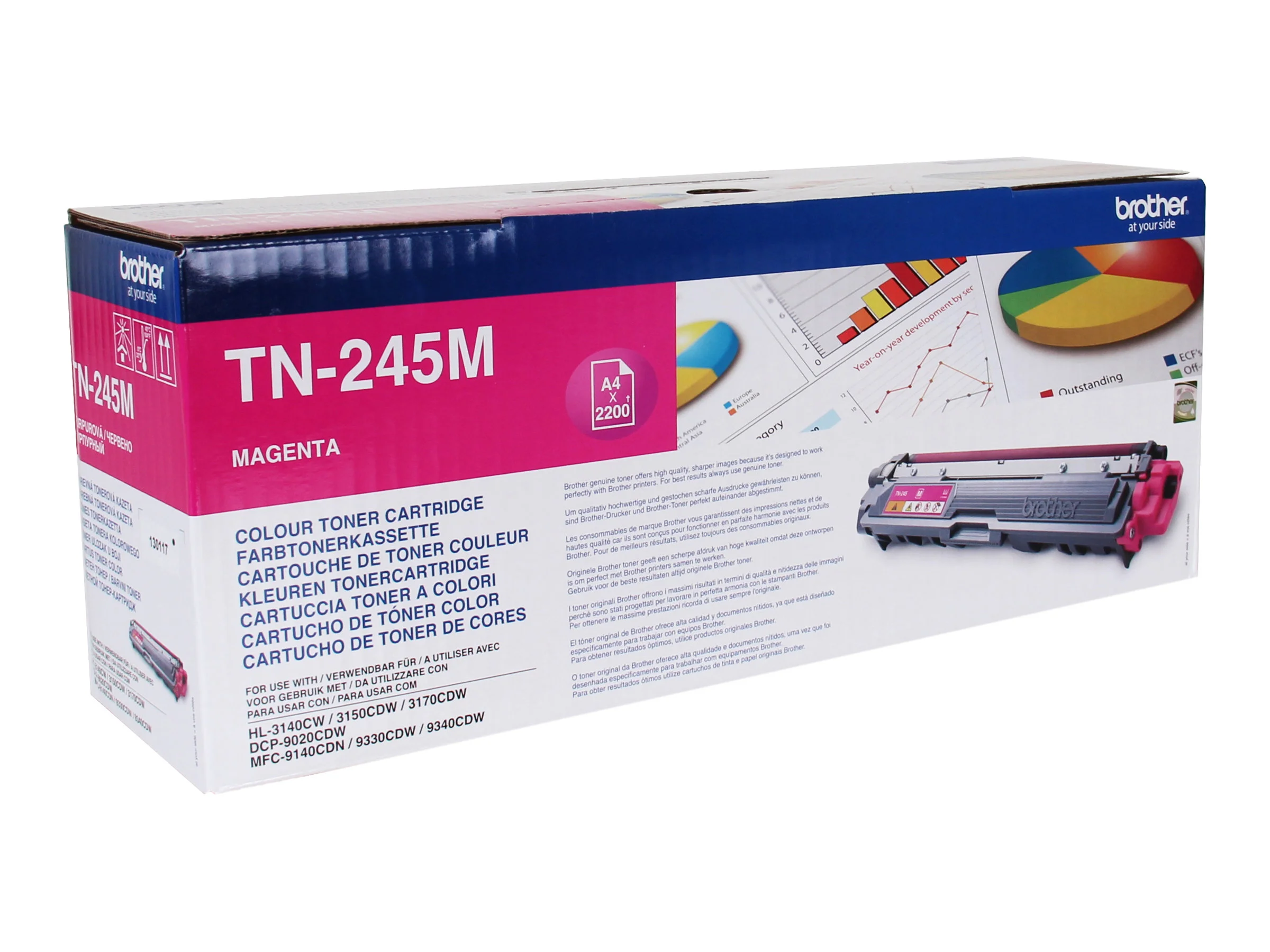 BROTHER TN245M Toner Magenta 2.200Seiten