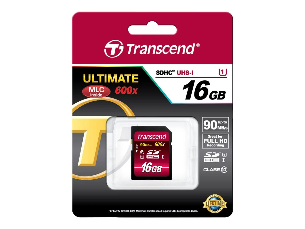 TRANSCEND Ultimate 16GB microSDHC UHS-I