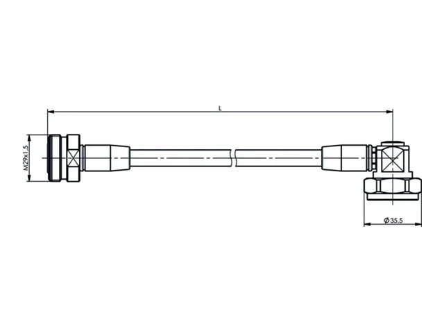 PUC TELE 7-16 Jumper Kabel 3/8z IP67