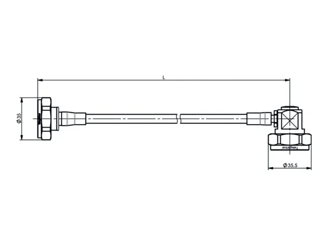 PUC TELE 7-16 Jumper Kabel 1/4z IP67