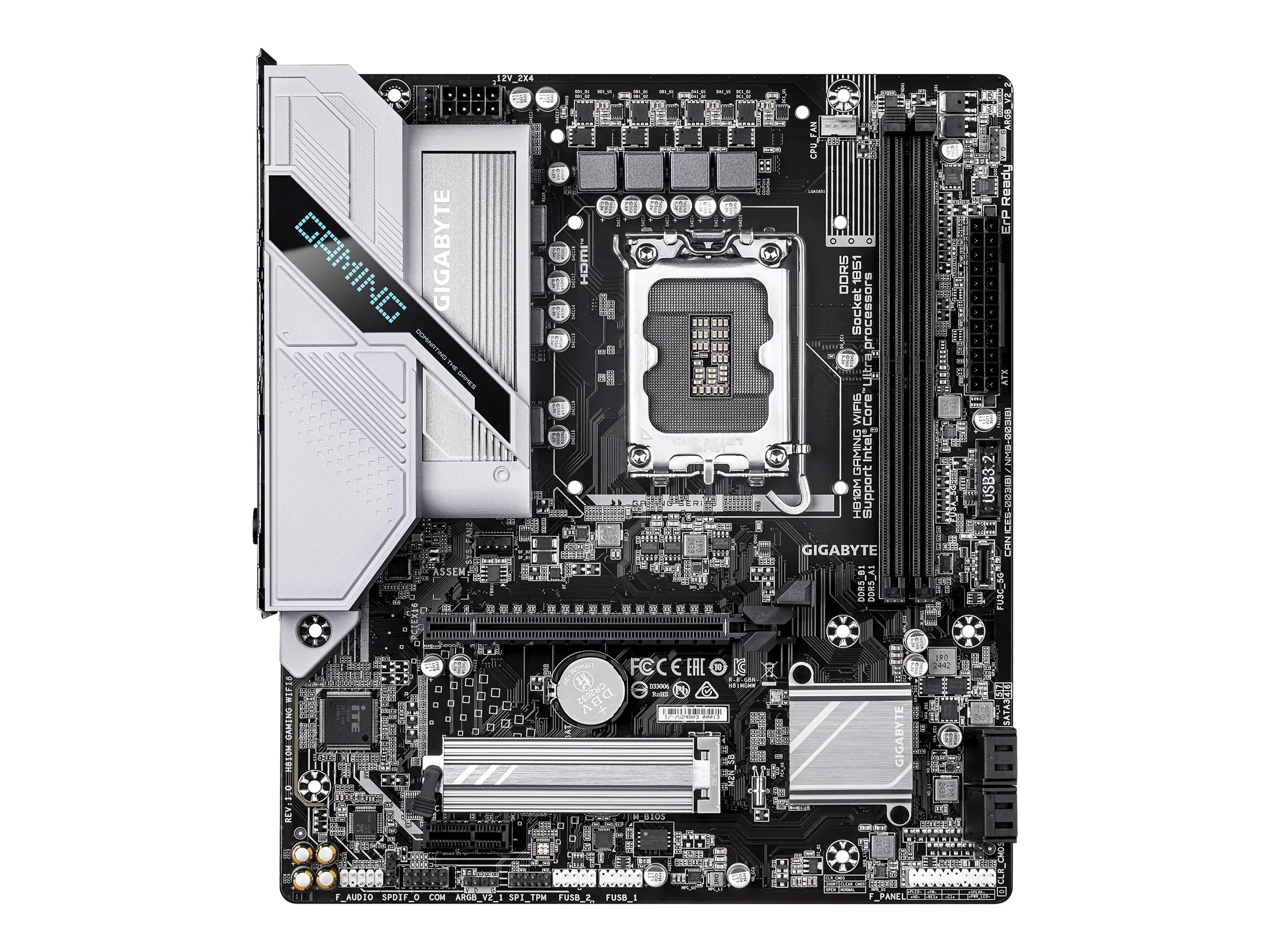 GIGABYTE H810M GAMING WIFI6 LGA1851 MB