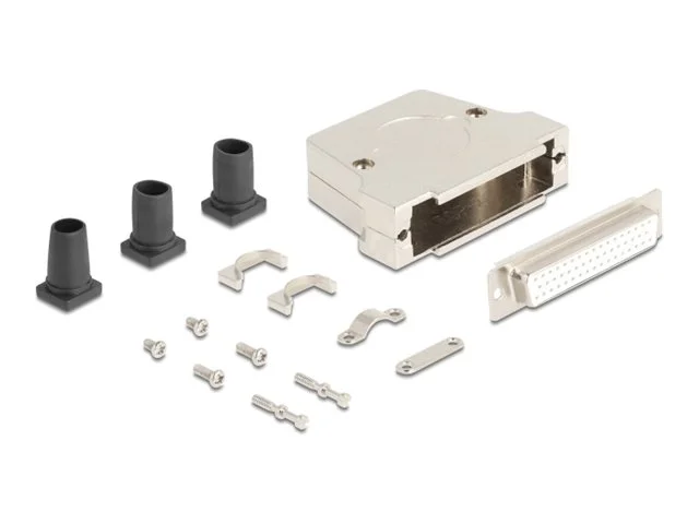 DELOCK Sub-D Steckergehäuse 50 Pin aus M