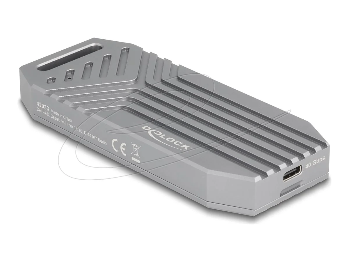 DELOCK M.2 NVMe SSD Gehäuse USB 40 Gbps