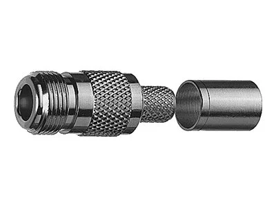 PUC TELE N-Kabelbuchse Crimp G5 RG-223/U