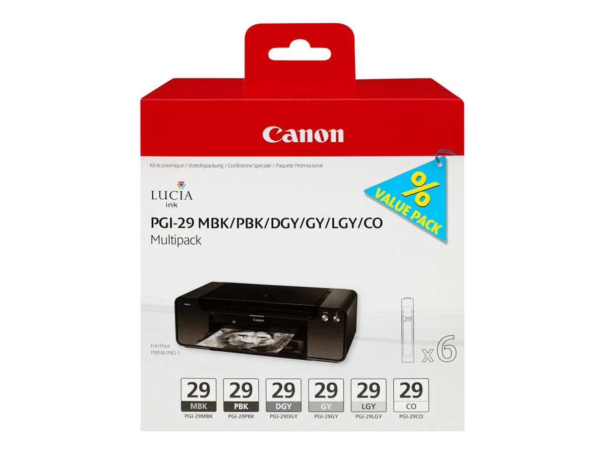 CANON PGI-29 MBK/PBK/DGY/GY/LGY/CO Multi