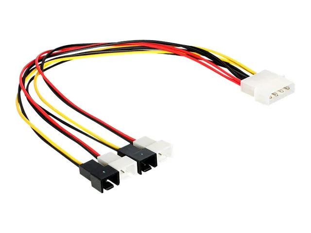 DELOCK Kabel Power Molex 4P m auf 4x2p m
