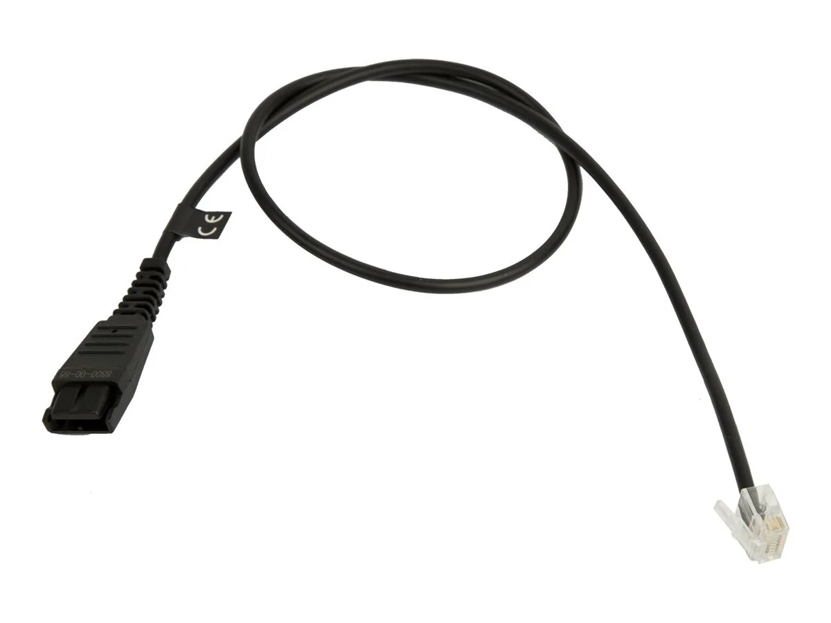 JABRA QD Cord to RJ45 straight 0.5m