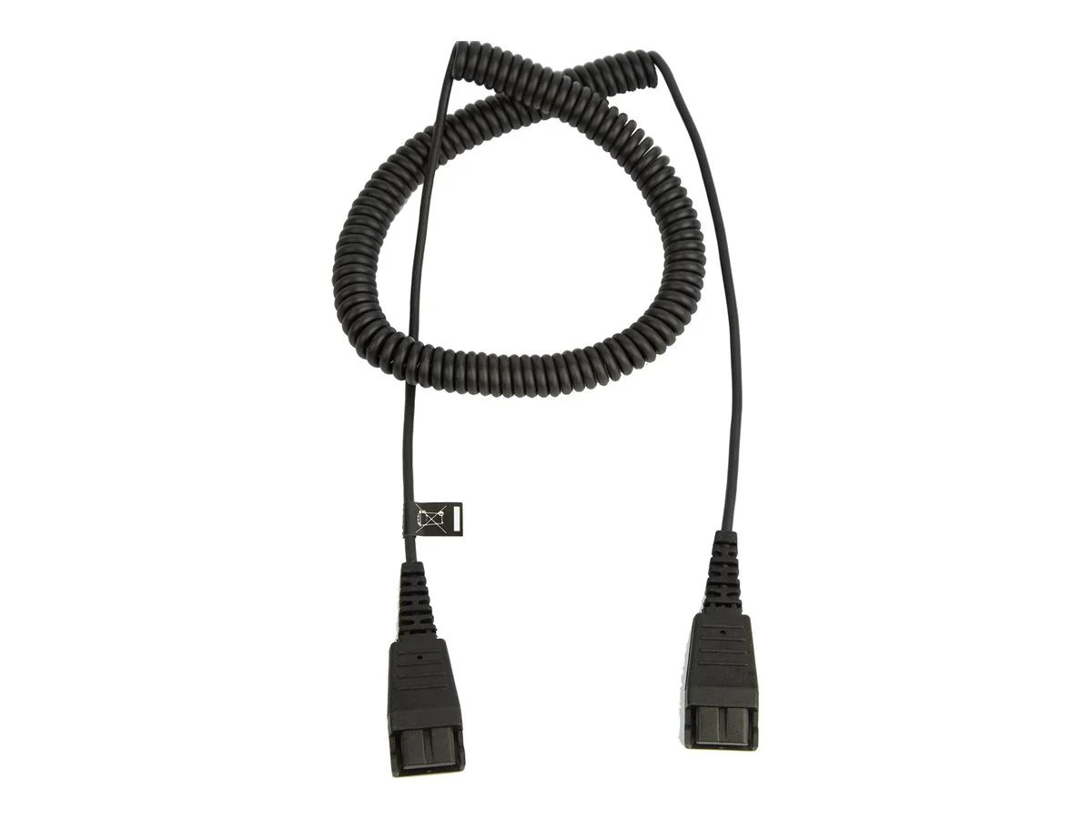 JABRA Extension cord QD to QD coiled