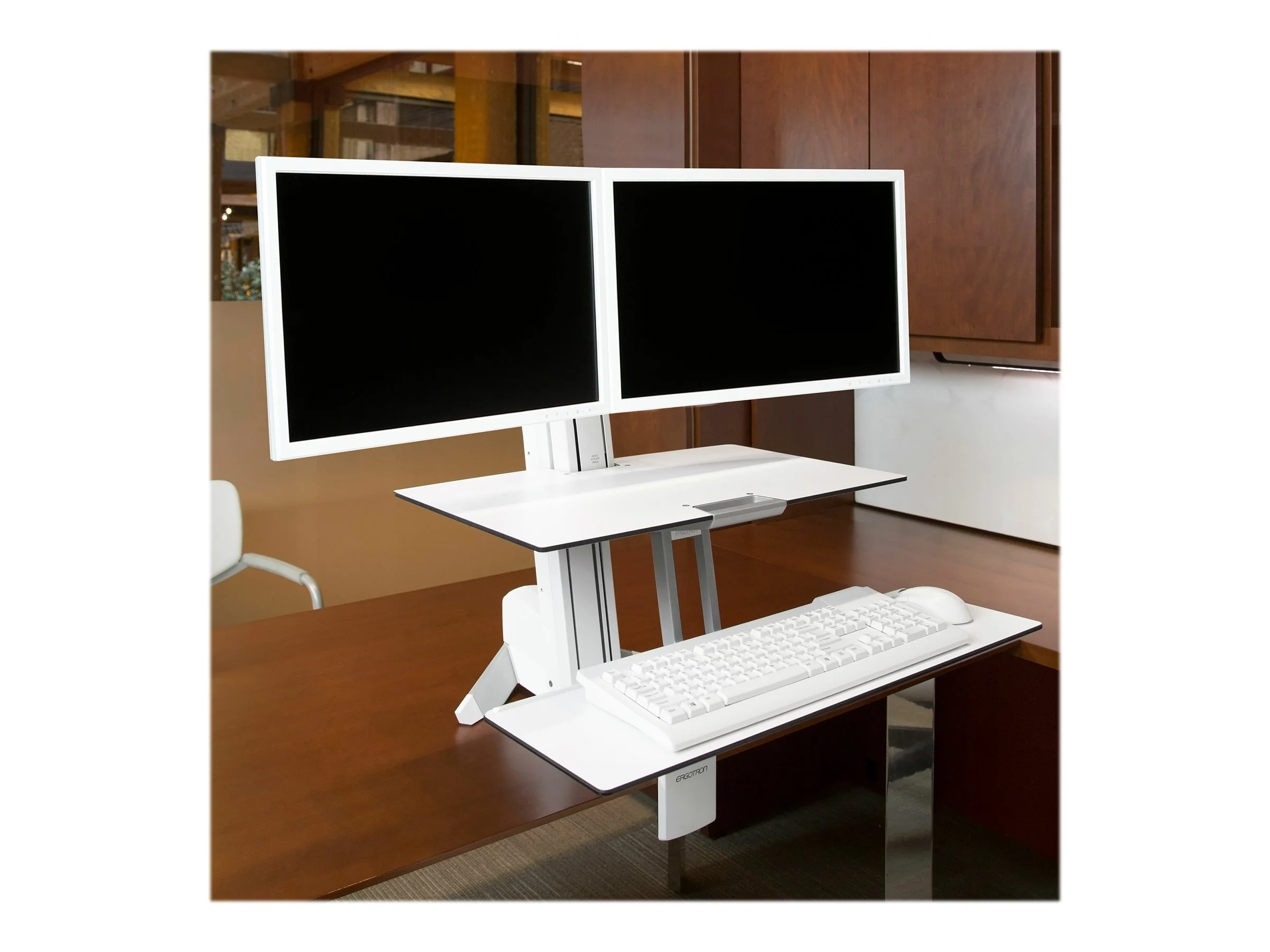 ERGOTRON WorkFit-S Dual weiss