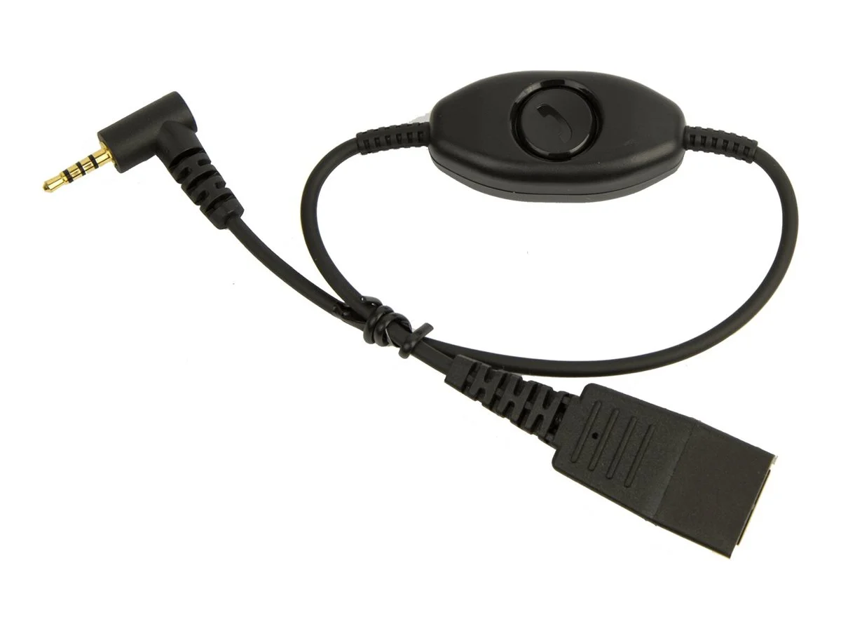 JABRA QD cord to 2.5mm pin plug