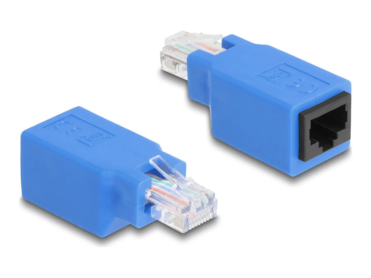 DELOCK RJ45 Rollover Adapter Stecker zu