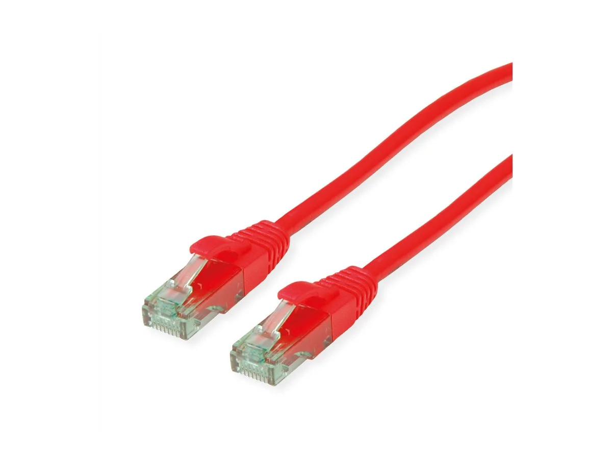 ROLINE RM Patchkabel Kat.6A UTP rot 5m