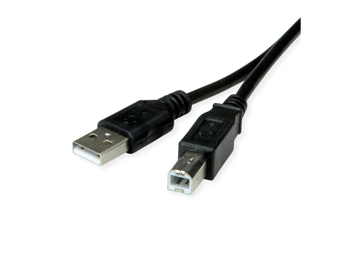 ROLINE RM USB 2.0 Kabel Typ A-B sw 1,8m