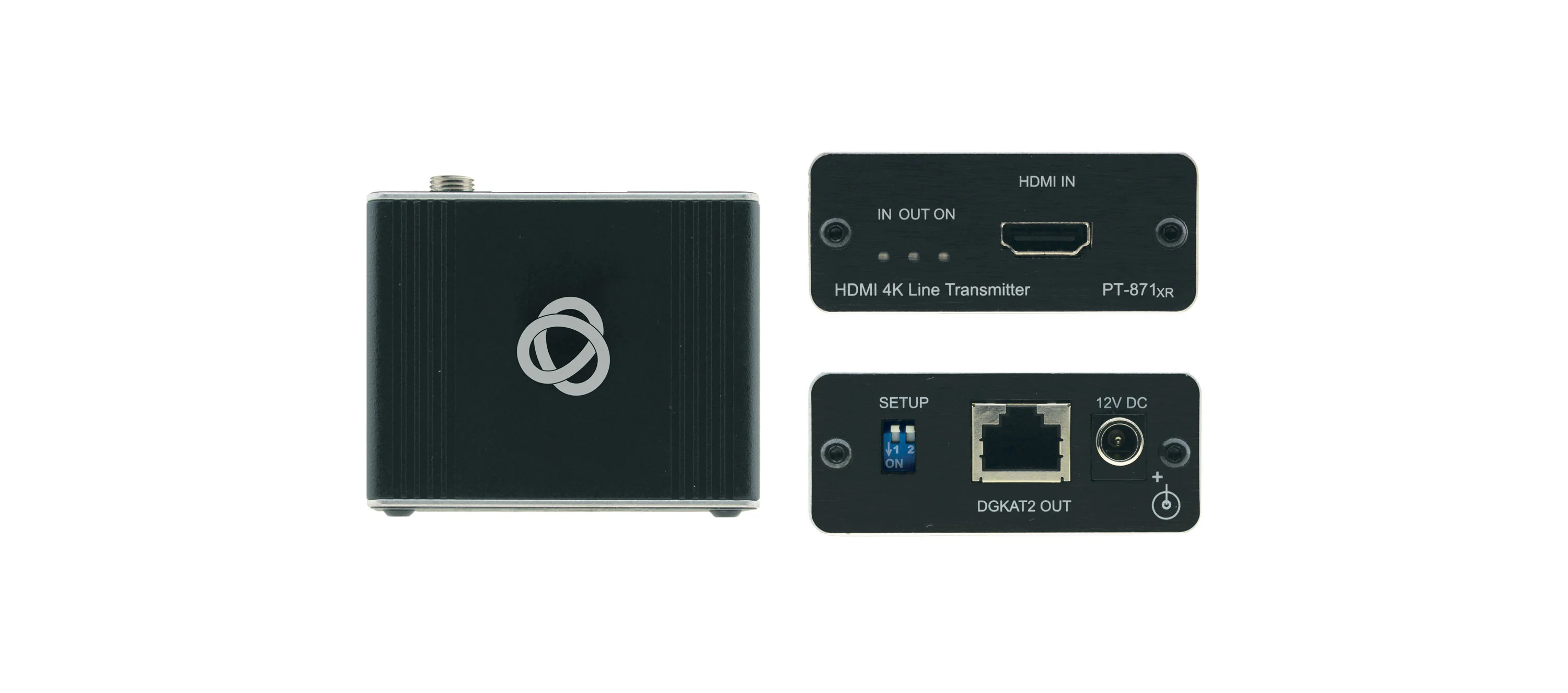 PT-871/2xr-KIT – 4K HDR HDMI Kompakte PoC Übertrager über große reichweite DGKat 2.0