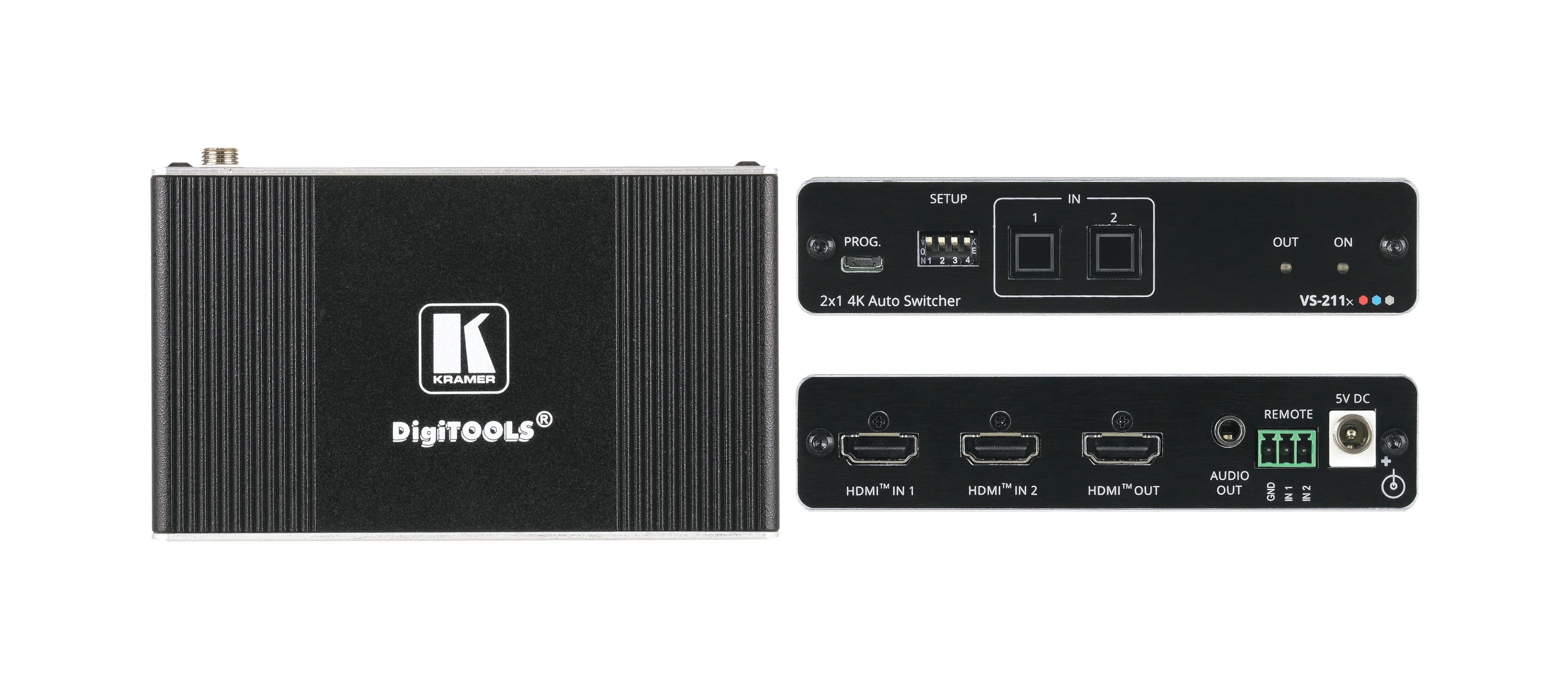 VS-211X – 2x1 4K HDR HDMI Automatik-Umschalter