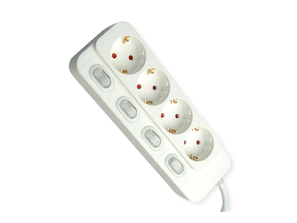 VALUE 4-fach Steckdosenleiste 3m