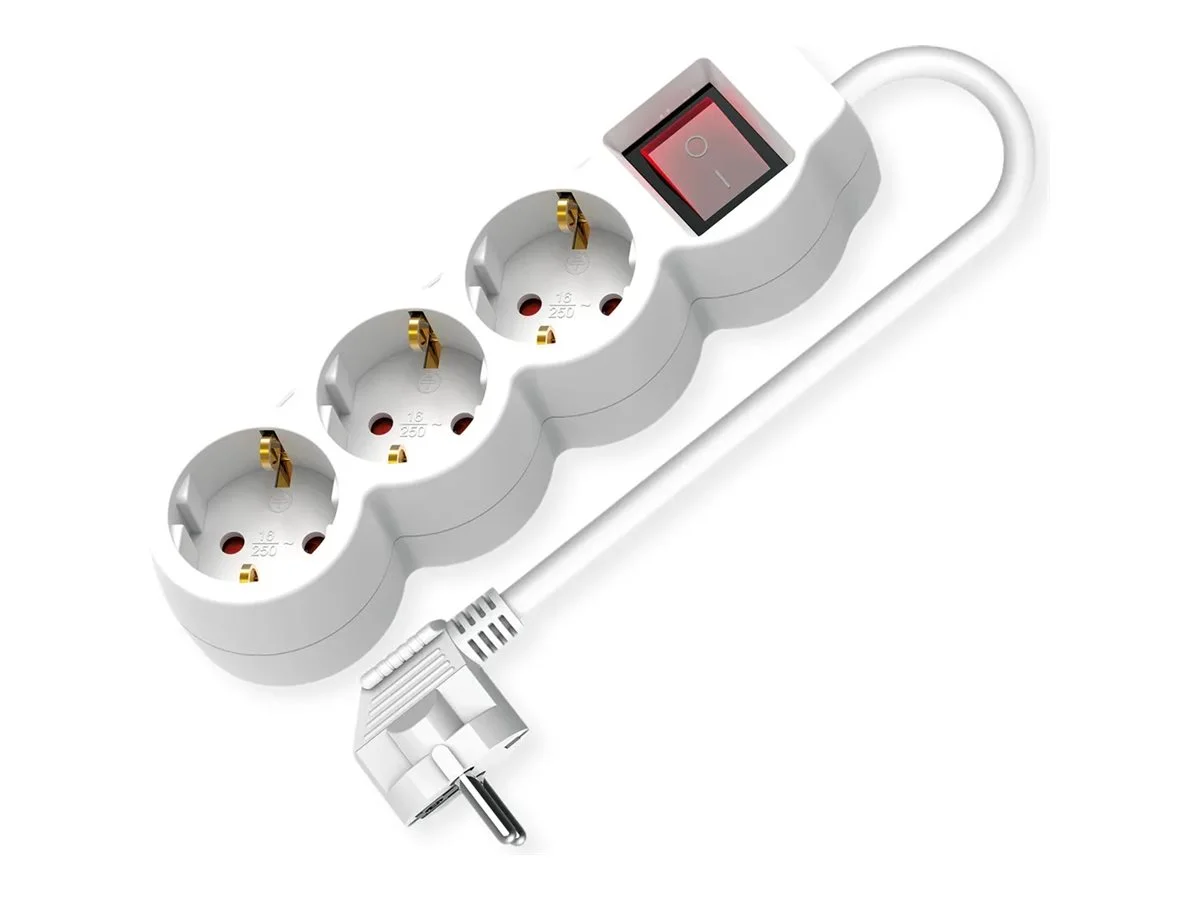 VALUE 3-fach Steckdosenleiste 1,5m