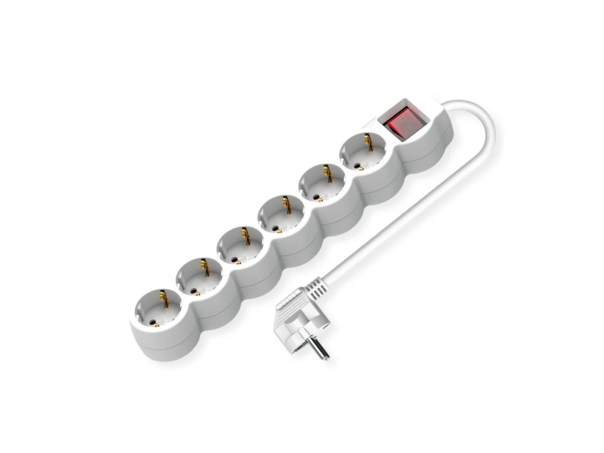 VALUE 6-fach Steckdosenleiste 1,5m