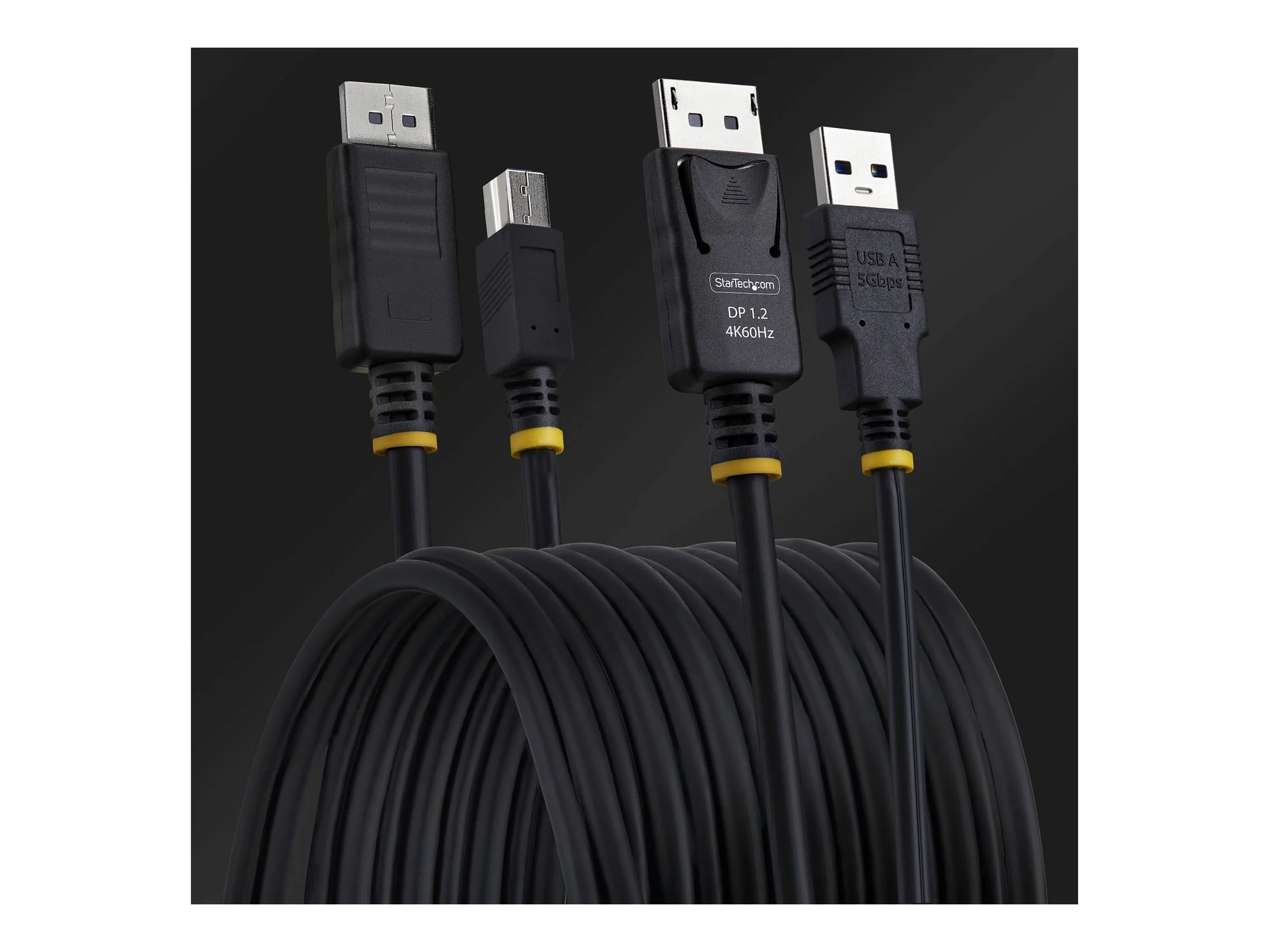 STARTECH 3m DP und USB KVM Kabel 4K