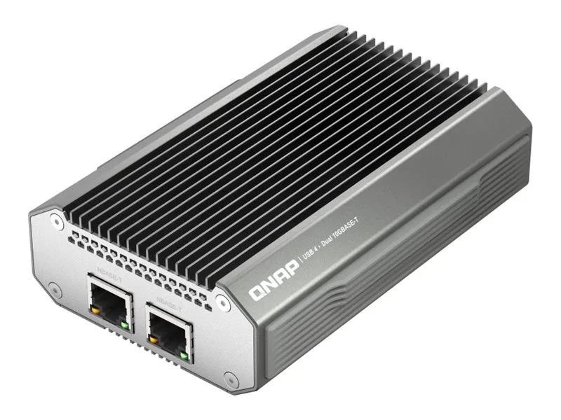 QNAP USB 4 Type-C to 2x10GBASE-T Network