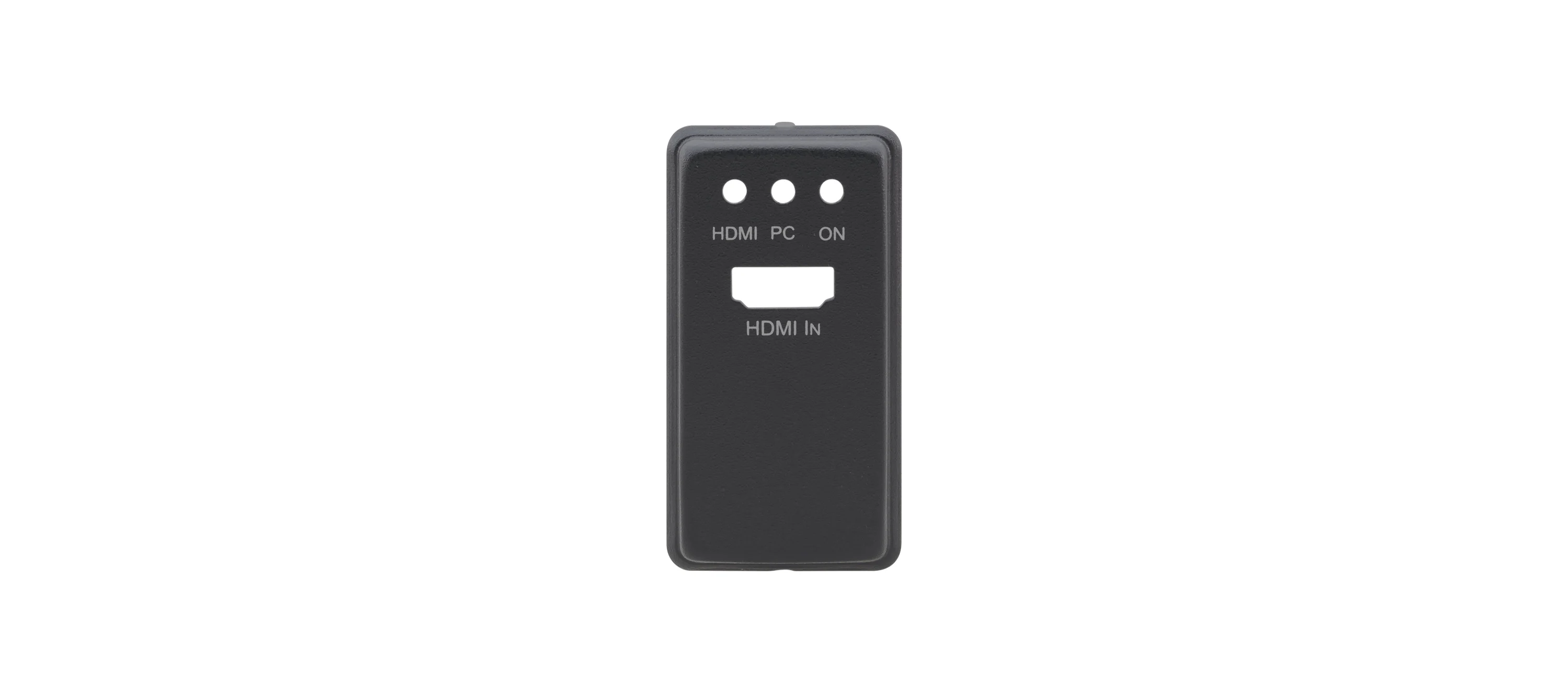 WP–20–BLNK(B) – US-D-Größe Weiß HDMI-Abdeckplatte für WP-20 - schwarz
